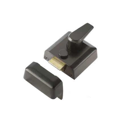 Narrow Stile Night Latches 66mm Black - By Frelan Hardware - JL5031BL