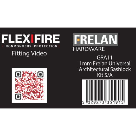 Intumescent Kits for Sash Locks 1mm 30 & 60 Minute - By Frelan Hardware - GRA11