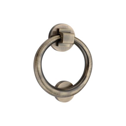 Ring Door Knocker 110mm Antique Brass