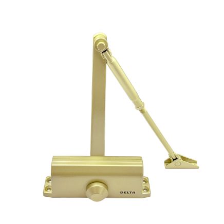 Zoo Hardware Size 3 Budget Door Closer with Arm and body (P.A Bracket Inc) - Silver