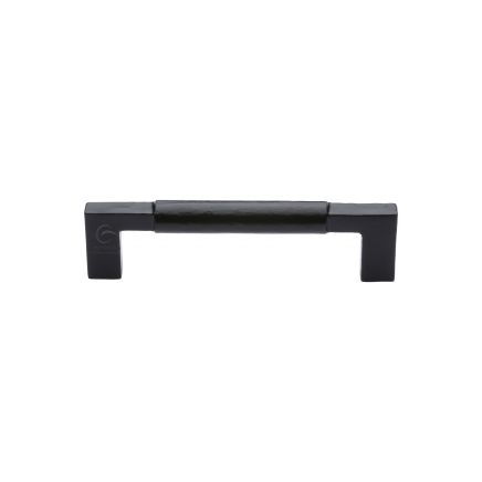 Black Iron Rustic Cabinet Pull Bauhaus Design 203mm