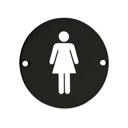 Zoo Hardware Sex Symbol - Female - 76mm dia - Black
