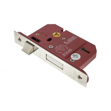 Atlantic 5 Lever Key Sashlock [BS] 3" - Polished Chrome