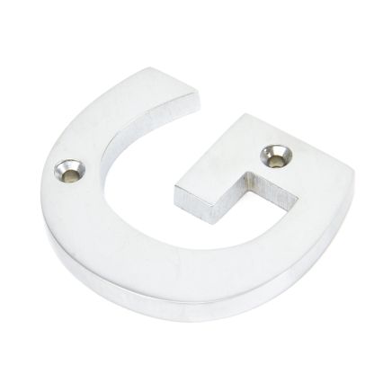 Satin Chrome Letter G