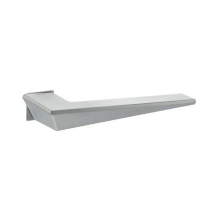 Forme Naxos Lever Door Handle on Concealed Square Rose - Satin Chrome (Pair)