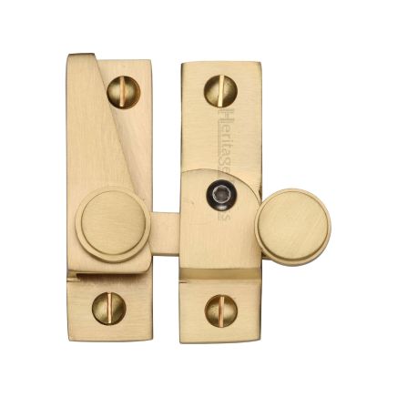 Heritage Brass Sash Fastener Lockable Satin Brass Finish