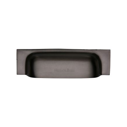 Heritage Brass Drawer Pull Military Design 96mm CTC Matt Bronze Finish