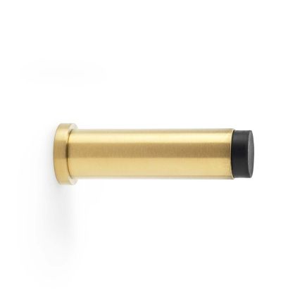 Alexander & Wilks - Plain Projection Cylinder Door Stop - Satin Brass