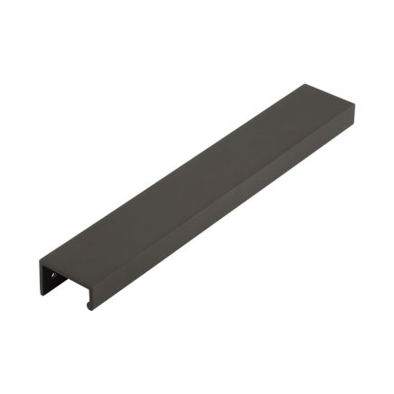 Burlington 300mm Dark Bronze Angled Edge Pull - By Frelan Hardware - BUR912DB