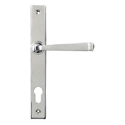 Polished Chrome Avon Slimline Lever Espag. Lock Set