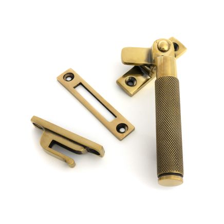 Aged Brass Locking Brompton Fastener - RH