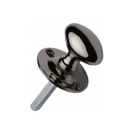 Heritage Brass Oval Thumbturn w/o Bolt Polished Nickel finish