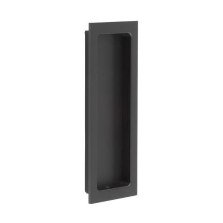 Burlington Rectangular Flush Pull Black - By Frelan Hardware - BUR225MB