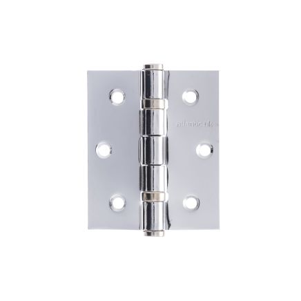 Atlantic Ball Bearing Hinges 3" x 2.5" x 2.5mm - Polished Chrome (Pair)