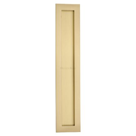 12" Flush Handle Satin Brass