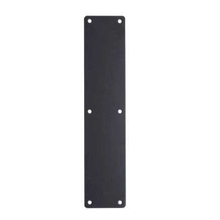 Zoo Hardware Finger Plate - Black