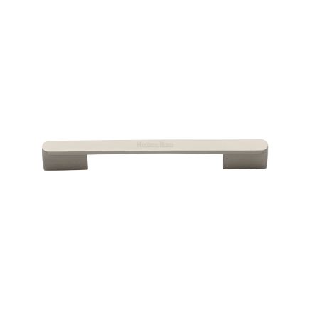 Heritage Brass Cabinet Pull Bridge Design 96mm CTC Satin Nickel Finish