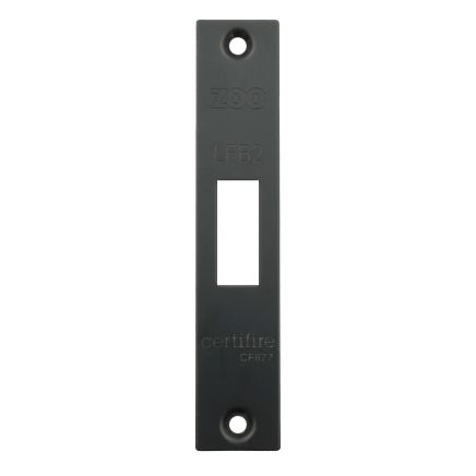 Zoo Hardware Square Forend, Strike and Escutcheon Pack t/s ZFB02 Fire Brigade Lock - Black