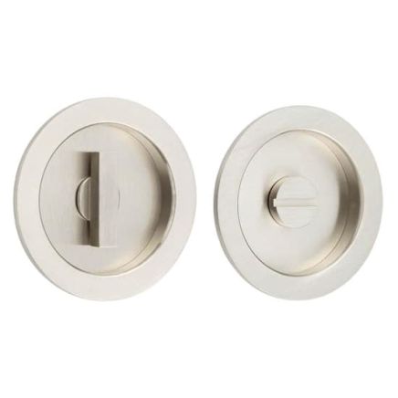Burlington Circular Turn & Release Satin Nickel - By Frelan Hardware - BUR216SN