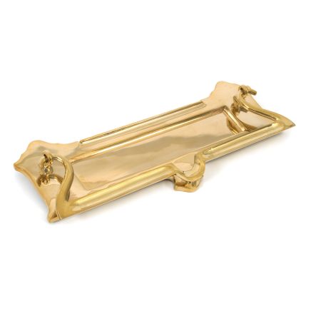 Polished Brass Postal Letter Plate