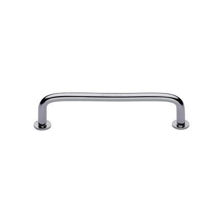 Heritage Brass Cabinet Pull Wire Design with 16mm Rose 96mm CTC Polished Chrome Finish