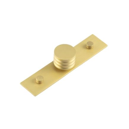 Sturt Cupboard Knobs 30mm Plain Satin Brass - By Frelan Hardware - HOX-430SB-5090SB
