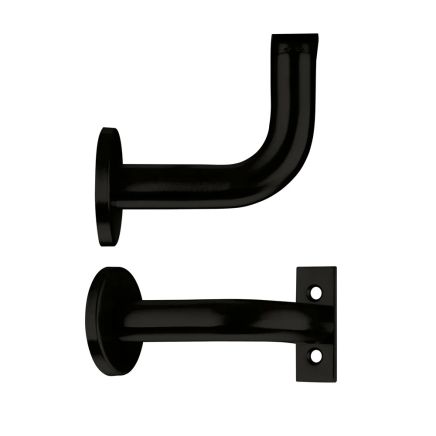 Zoo Hardware Handrail Bracket (Concealed) SSS - 3" - Powder Coat Black