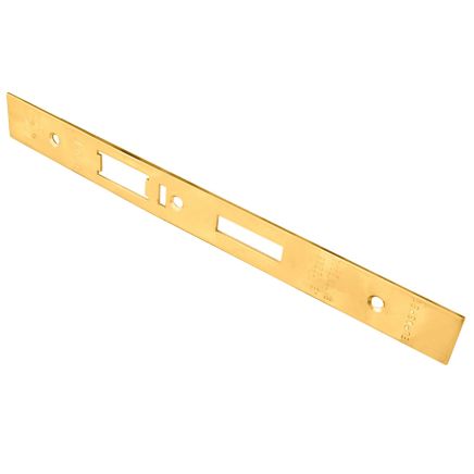 Forend Strike & Fixing Pack To Suit Din Escape Lock-Pvd-Square Forend - PVD