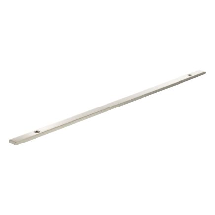 Millhouse Brass Long Narrow Cabinet Handle Backplate 320mm - Satin Nickel