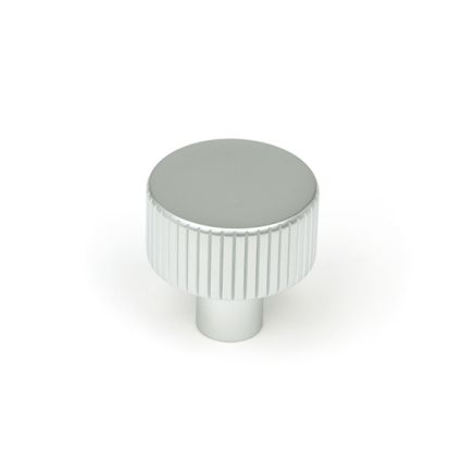 Satin Chrome Judd Cabinet Knob - 25mm (Plain)
