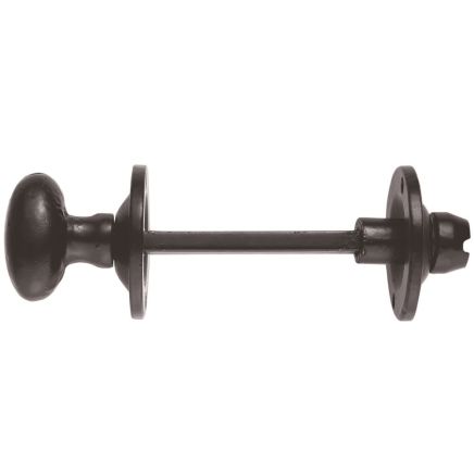 Oval Thumb Turn With Coin Release  - Black Antique