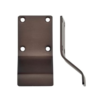 Zoo Hardware Cylinder Latch Pull - Blank Profile - 88mm x 43mm - Etna Bronze