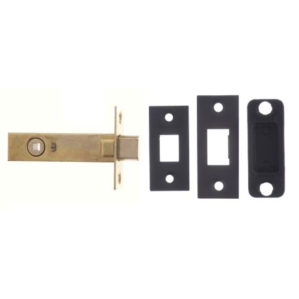 Atlantic Tubular Deadbolt 4" - Matt Black
