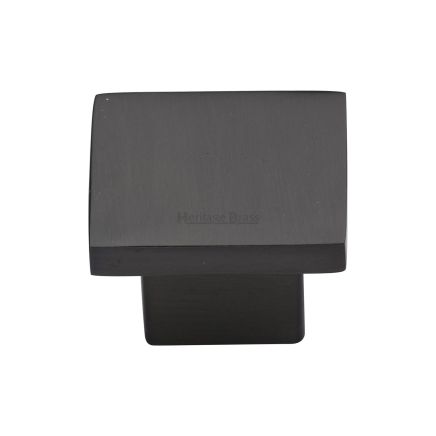 Heritage Brass Cabinet Knob Classic Square Design 32mm Matt Bronze finish