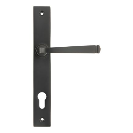 Aged Bronze Avon Slimline Lever Espag. Lock Set