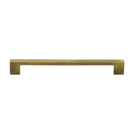 Heritage Brass Cabinet Pull Metro Design 192mm CTC Antique Brass Finish