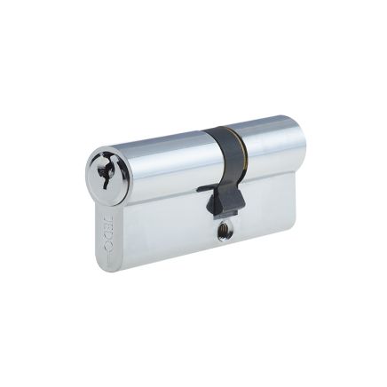 Jedo Euro Profile Offset Double Cylinders to Differ 35x50mm Polished Chrome - By Frelan Hardware - JL-3550EPDPC