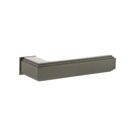 Forme Alila Lever Door Handle on Concealed Square Rose - Satin Nickel (Pair)