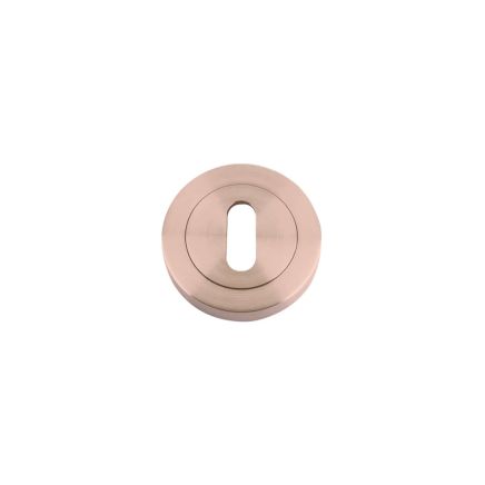 Zoo Hardware Standard profile escutcheon - Tuscan Rose Gold