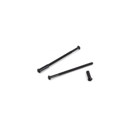 Black 5mm Male & Female Screws (2)