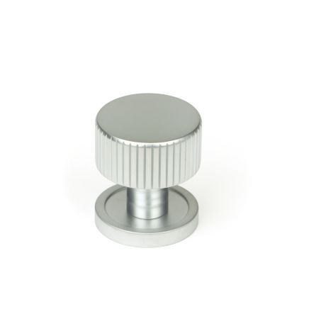 Satin Chrome Judd Cabinet Knob - 25mm (Plain)