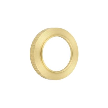 Burlington Knurled Outer Rose for Burlington Escutcheon Satin Brass - By Frelan Hardware - BUR75SB