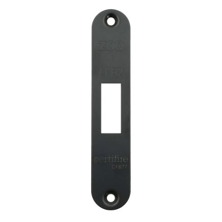 Zoo Hardware Radius Forend, Strike and Escutcheon Pack t/s ZFB02 Fire Brigade Lock - Black