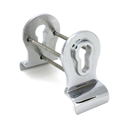 Polished Chrome 50mm Euro Door Pull (Back to Back fixings)