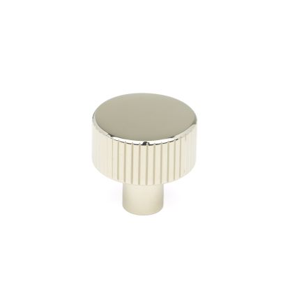 Polished Nickel Judd Cabinet Knob - 25mm (No rose)