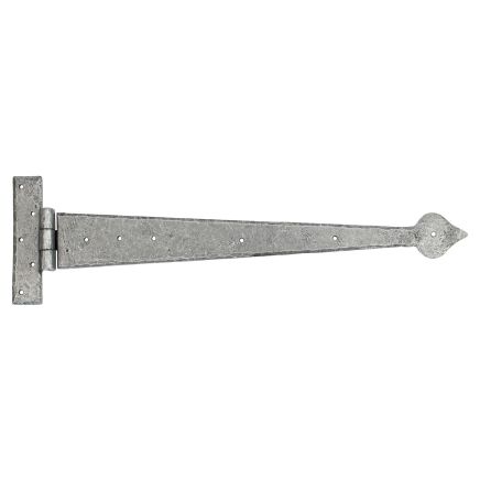 Pewter 22" Arrow Head T Hinge (pair)