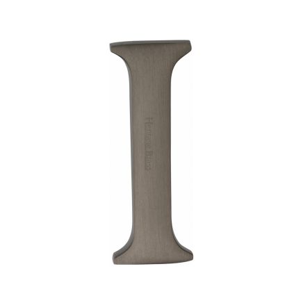 Heritage Brass Alphabet I Pin Fix 51mm (2") Matt Bronze Finish