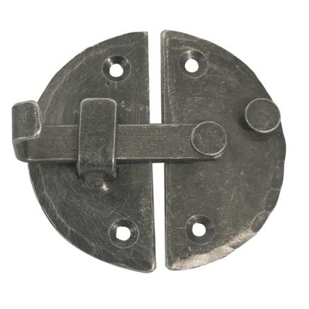 Jedo Cabinet Latch 72mm dia Pewter - By Frelan Hardware - HF50