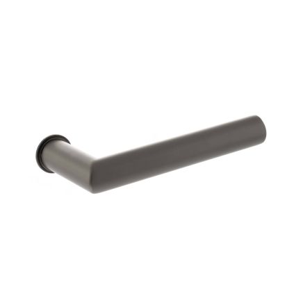 Tupai Rapido Covela Lever Door Handle on Concealed Round Rose - Titanium (Pair)