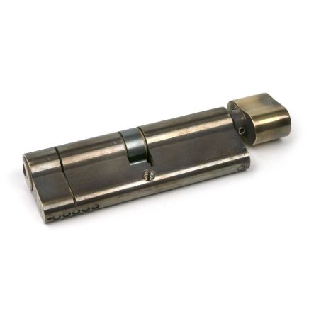 Aged Brass 45/45 5pin Euro Cylinder/Thumbturn
